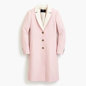 Topcoat Contrast Lapel in Double-serge Wool